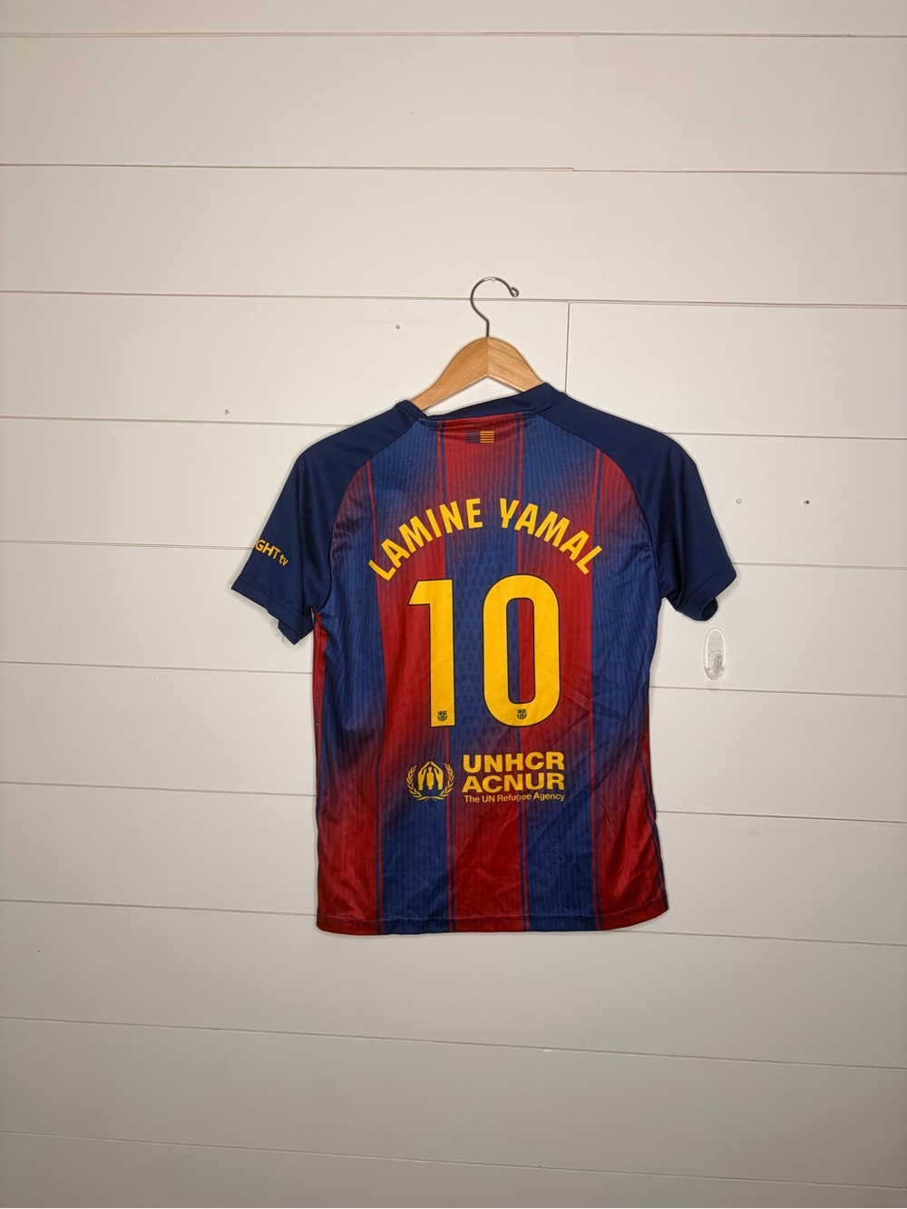 Lamine Yamal 10/ Barcelona Home/ Size  28/ Player Version/ Slim Fit (Size Up)